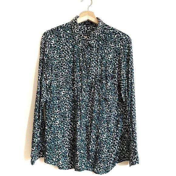 Aritzia | Babaton Pattern Button Up Blouse - Picture 1 of 10